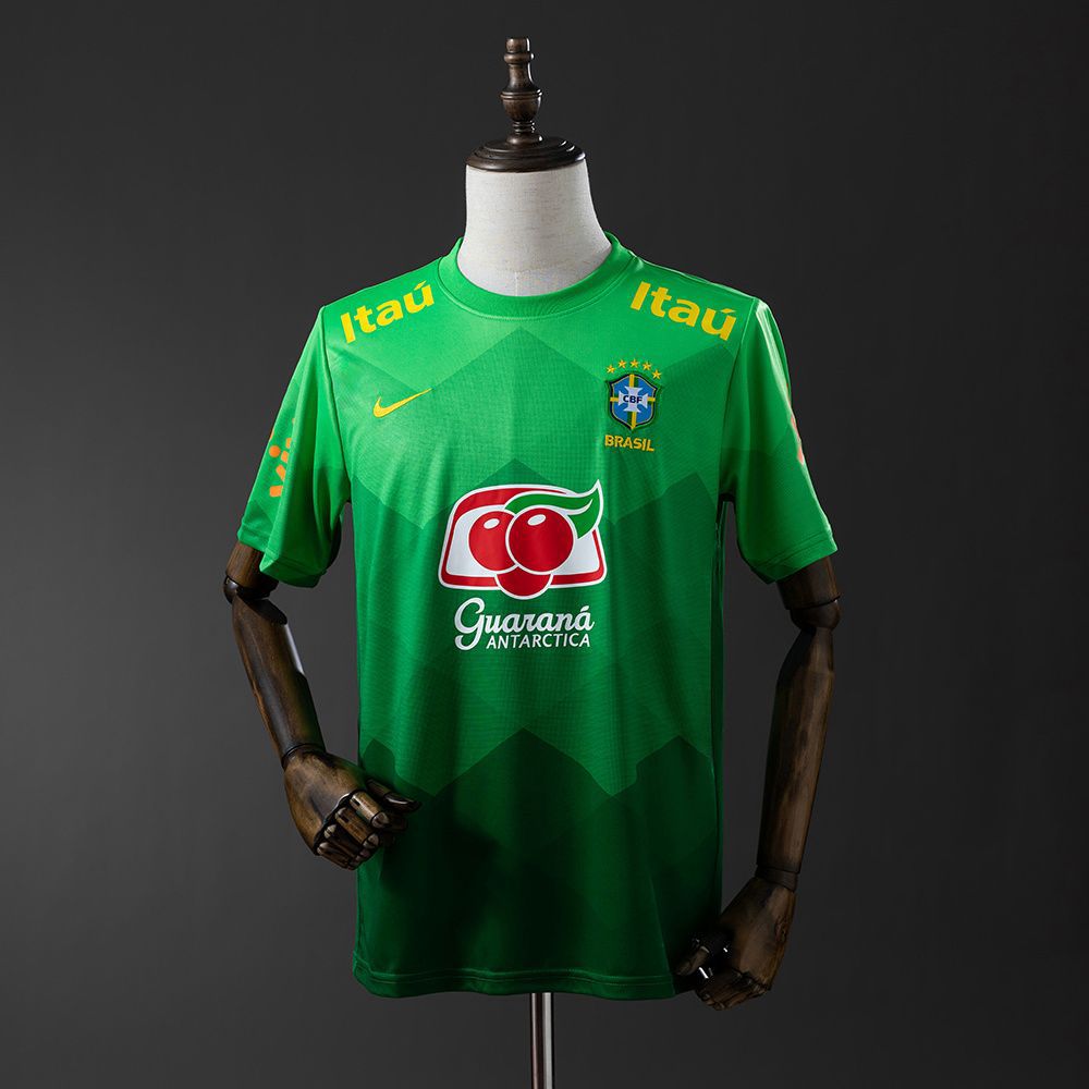 Camisa Treino Seleção Brasileira Verde Comissão Técnica Modelo Profissional