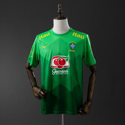 Camisa Treino Seleção Brasileira Verde Comissão Técnica Modelo Profissional