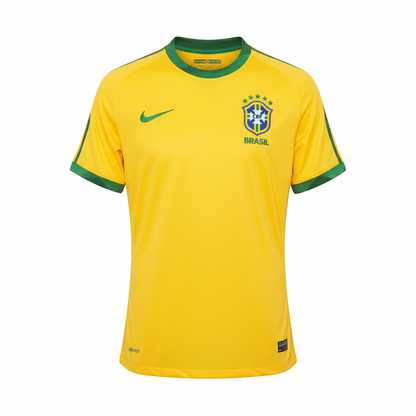 Camisa Seleção Brasileira Amarela 5 Estrelas Modelo Torcedor Dri-Fit